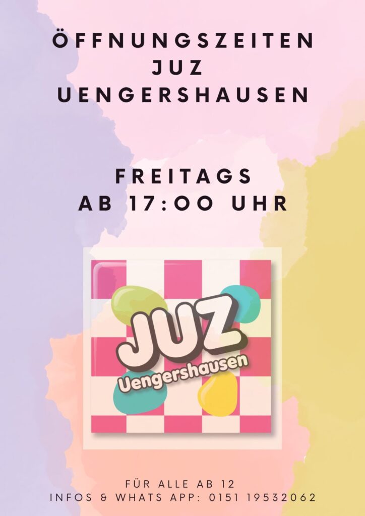 Öffnungszeiten JUZ Uengershausen